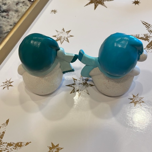 v i n t a g e :: 
 Mr. and Mrs. snowman - Picture 2 of 4